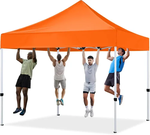 Vista 12 de Carpa Desplegable 10x10 Serie Comercial, Blanco