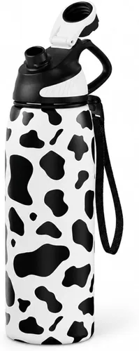 Vista 14 de Fjbottle Botella de agua aislada de acero inoxidable, botellas de agua a prueba de fugas de 32 onzas, vaso reutilizable de hielo, jarra de vacío