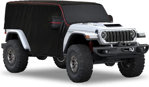 Vista 16 de MZS Funda de cabina compatible con Bronco 2 puertas 2021-2026, 600D al aire libre, impermeable, Bronco cubierta 2dr con cremallera para puerta
