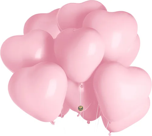 Vista 8 de AFTERLOON® - Globos biodegradables de 12 pulgadas con forma de corazón, de látex natural extra fuerte, grueso, para propuesta, matrimonio, amor