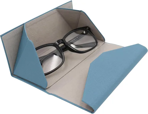 Vista 79 de Real Sic Funda para lentes de sol para hombres y mujeres, soporte magnético plegable para lentes de sol, inspirado en el color sólido