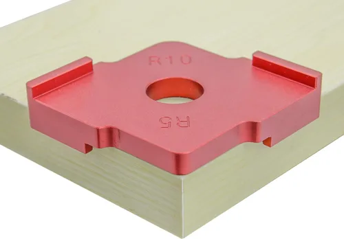 Vista 3 de Evwoge - Juego de 3 plantillas para router radio, aleación de aluminio, esquinas de radio R5 R10 R15 R20 R25 R30