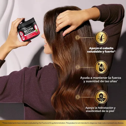Vista 7 de VitaUp Gomitas Shilajit para energía e inmunidad + gomitas de biotina para el cabello, la piel y las uñas