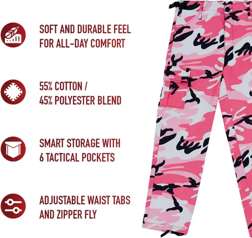 Vista 22 de Rothco Kids Bdu Pantalones – Acu Digital Camo