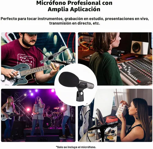 Vista 7 de TAKSTAR Micrófono cardioide del estudio del condensador CM-60 XLR