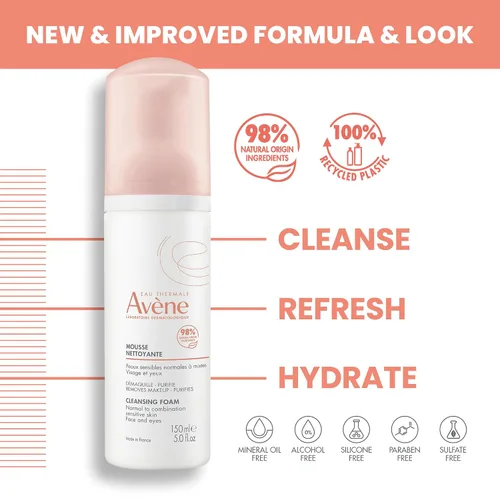 Vista 2 de Eau Thermale Avene - Jabón facial de espuma limpiadora