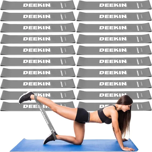 Vista 7 de DEEKIN 20 Pcs Resistance Bands Bulk Loop Resistance Exercise Bands for Working Out Stretch Yoga Starter Set Elastic Exercise Fitness Band Equipment
