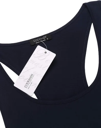 Vista 6 de COOFANDY Paquete de 3 camisetas sin mangas de algodón para hombre, sin mangas, estilo casual, clásicas