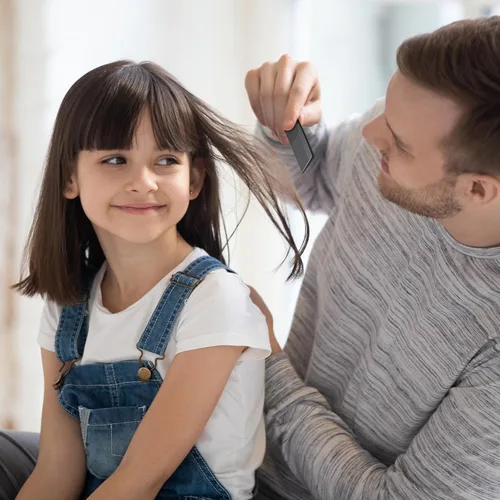 Vista 6 de Kolavia Juego de 6 peines para el cabello, color negro, duradero, ancho y fino, cola de rata, peine de peluquería para mujeres y hombres, peines
