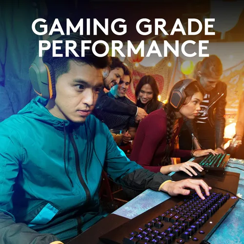 Vista 2 de Logitech G213 Prodigy Teclado para videojuegos, teclas retroiluminadas LIGHTSYNC RGB - Negro