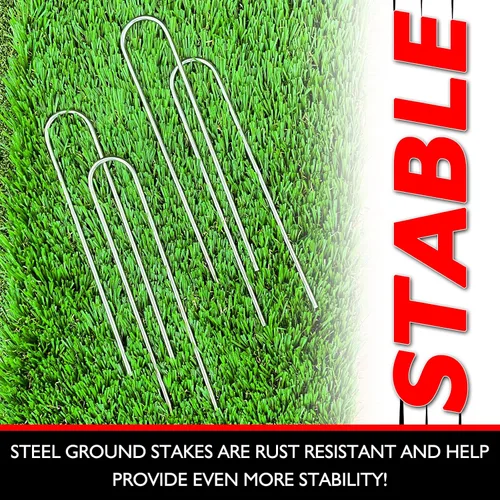 Vista 6 de Béisbol Strike Zone Target, marco de metal estable y duradero Blitzball Strike Zone Target, portátil y altura ajustable sin desmontar