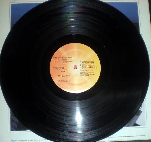 Vista 3 de LEON PATILLO THE SKY'S THE LIMIT vinyl record