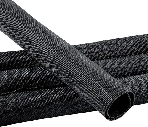 Vista 13 de Funda de alambre trenzado dividido para cables automotrices, cable de audio y video, cuerdas de múltiples cables, cubierta de protección organizada