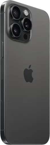 Vista 2 de Apple iPhone 15 Pro Max, 1 TB, titanio negro - Bloqueado a AT&T (Renovado)
