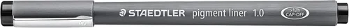 Vista 4 de Staedtler Delineador de pigmentos, pluma fina para dibujo, dibujo, diario, 0.039 in, negro, 308 10-9