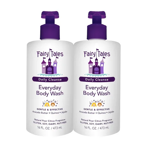 Vista 10 de Fairy Tales Daily Cleanse Everyday Kids Gel de Baño - Jabón para baño o ducha, gel de baño para niños con ingredientes limpios y naturales