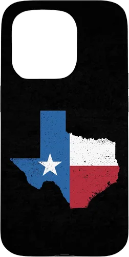 Vista 14 de Funda para iPhone 17 con la bandera del estado de Texas, diseño vintage de Texas, Estados Unidos