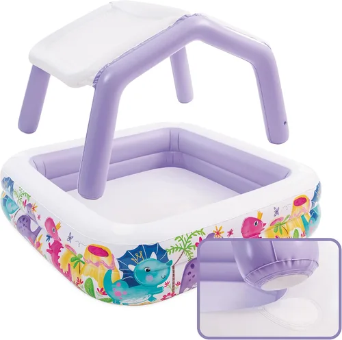 Vista 3 de Intex Sombrilla para acuario, multicolor, 61.8x61.8x48.0 in, 57470, colores surtidos, 1 pieza