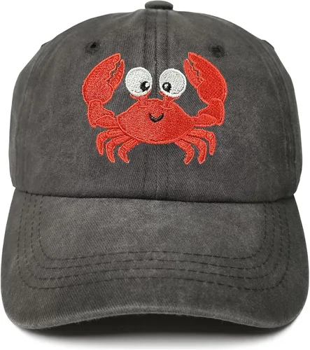 Vista 21 de Gorras de béisbol bordadas con animales para niño y niña