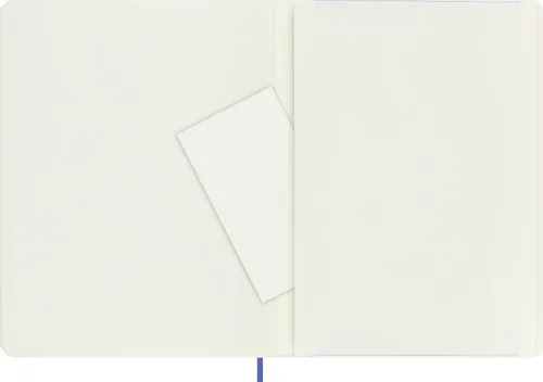 Vista 6 de Moleskine - Cuaderno clásico, tapa blanda, tamaño XL (7.5 x 9.5 pulgadas), liso/en blanco, azul hortensia, 192 páginas