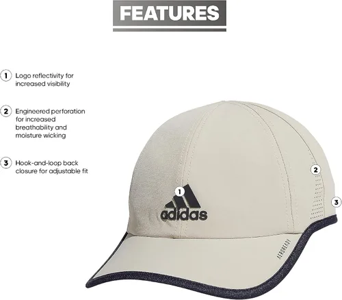 Vista 2 de adidas Gorra Superlite 3.0 de ajuste relajado ajustable para hombre