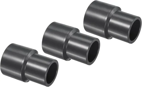Vista 7 de PATIKIL UPVC Reductor de tubería de montaje de 1-1/2 "x 1" Socket Schedule 80, conector adaptador de acoplamiento recto, gris