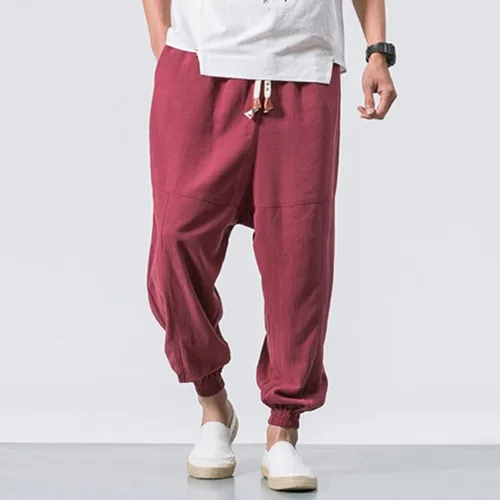 Vista 23 de Pantalones deportivos para hombre, pantalones de otoño e invierno y sólidos para hombres y hombres, cómodos con múltiples bolsillos