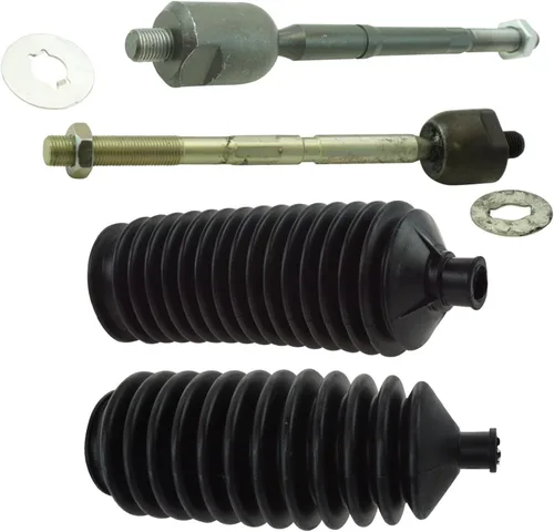 Vista 122 de TRQ Kit de dirección delantera con barra de acoplamiento de fuelle de piñón y cremallera compatible con Toyota Echo 2000-2005