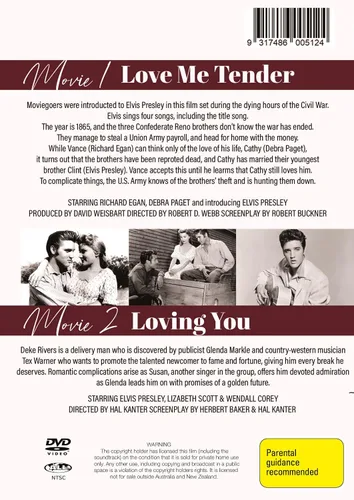 Vista 2 de Elvis Presley 2 Movie Collection (Love Me Tender Loving You) - DVD