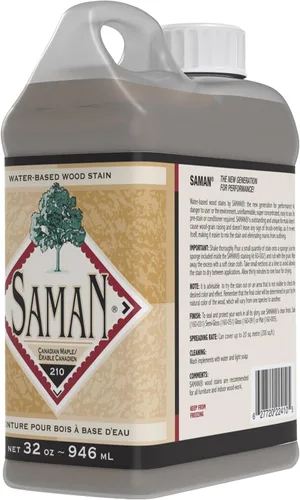 Vista 39 de SamaN Tinte interior para madera a base de agua, tinte natural para muebles, molduras, paneles de madera, gabinetes (colonial TEW-205-32, 32 oz)