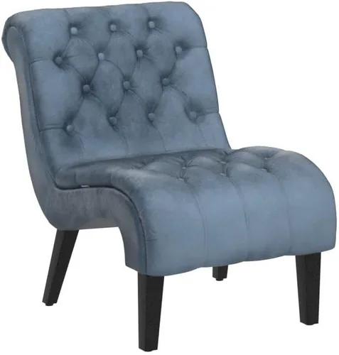 Vista 4 de Silla decorativa cómoda para sala de estar, sala de estar, dormitorio, decoración de oficina, sillón copetudo de terciopelo, silla de barril