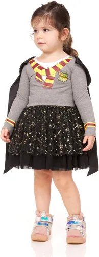 Vista 2 de Harry Potter Disfraz de niña pequeña - Vestido con capucha de Halloween