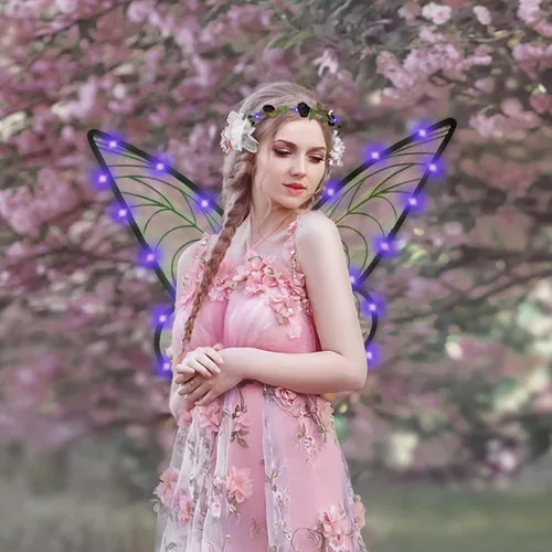 Vista 2 de Halloween Costume Fairy Wings Angel Wings for Women and Girls