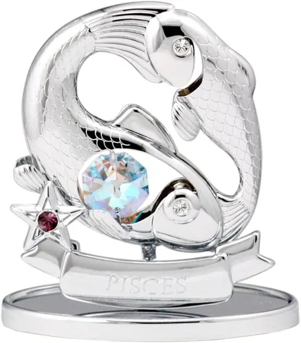 Vista 41 de CRYSTOCRAFT Regalo de sagitario, adorno de constelación con cristal austriaco, adorno de cristal de signo del zodiaco, colección de decoración