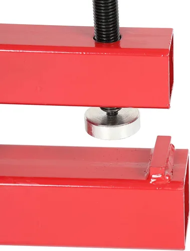 Vista 7 de Abrazadera en enganche de remolque Receptor de 2" Montaje en bola Bobcat Deere Tractor Cubo Rojo