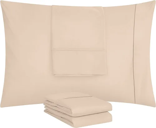 Vista 5 de Utopia Bedding - Juego de 2 fundas de almohada tamaño estándar, con cierre de sobre, tela de microfibra cepillada suave, resistentes al encogimiento