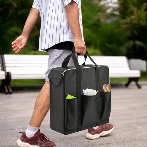 Vista 6 de Beautyflier Bolsa de transporte de viaje para Ninja SLUSHi Slushie Machine FS299/FS301/FS301C, funda de viaje portátil para fabricante de bebidas