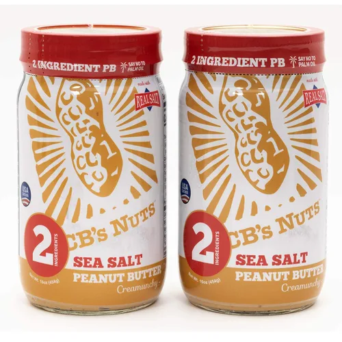 Vista 4 de CB's Nuts Mantequilla de maní cremosa salada cultivada en Estados Unidos (1)