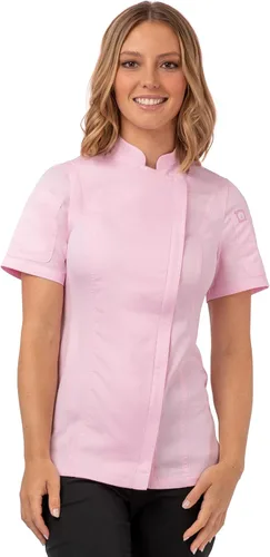 Vista 11 de Chef Works Springfield - Abrigo de chef para mujer Negro