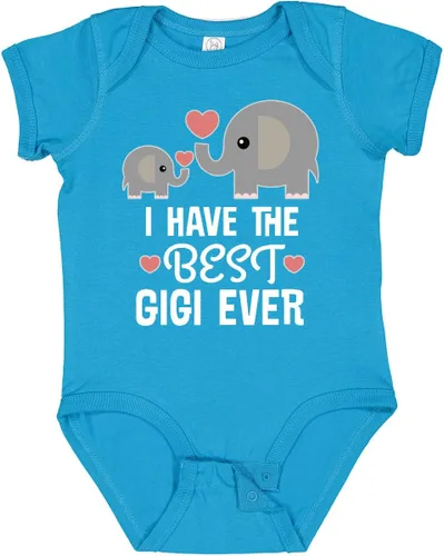 Vista 26 de inktastic Best Gigi Grandma Ever Grandchild Baby Bodysuit 0040 Negro