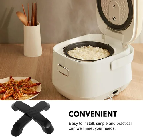 Vista 7 de Mango de tapa para olla arrocera eléctrica triangular universal, perilla de repuesto de plástico resistente para utensilios de cocina, compatible