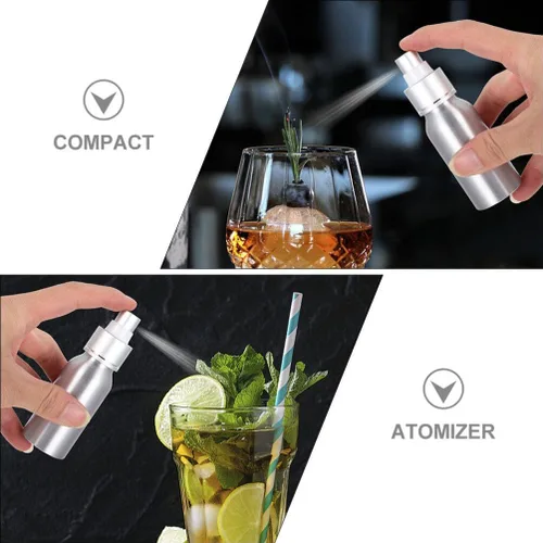 Vista 8 de Kichvoe Atomizador de cóctel atomizador atomizador recargable para vino, Martini y perfume, niebla fina portátil para el hogar, bar, fiesta, viajes