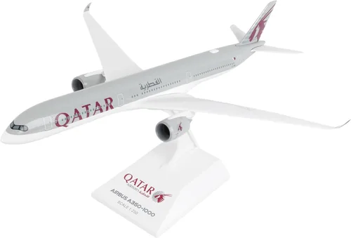 Vista 2 de Sky Marks Qatar Airways A350-1000 1/200 - Modelo de avión coleccionable