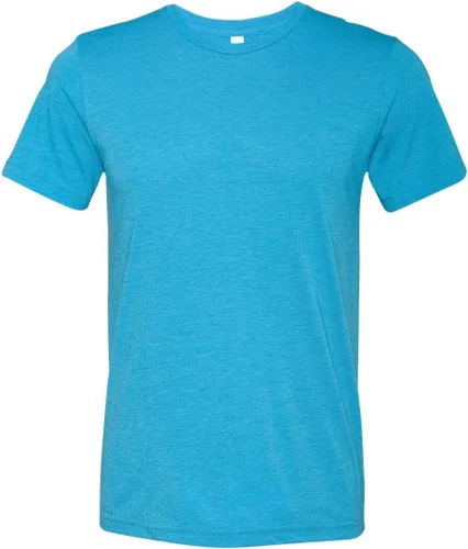 Vista 4 de BELLA+CANVAS Camiseta de cuello redondo para hombre mezcla triple oliva