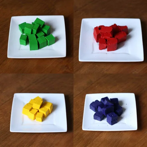Vista 5 de Tinte para velas para hacer velas, tinte de color de vela para cera de soja y cera de parafina (azul)