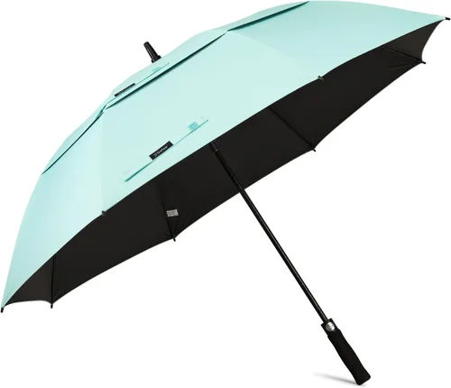Vista 10 de G4Free Paraguas de golf con protección UV de 47/54/62/68 pulgadas, con apertura automática, doble toldo con ventilación de gran tamaño, extra