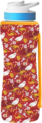 Vista 9 de Funda estampada de 22 onzas compatible con botellas de agua Cirkul para botellas de plástico y acero inoxidable, neopreno de 22 onzas, material que