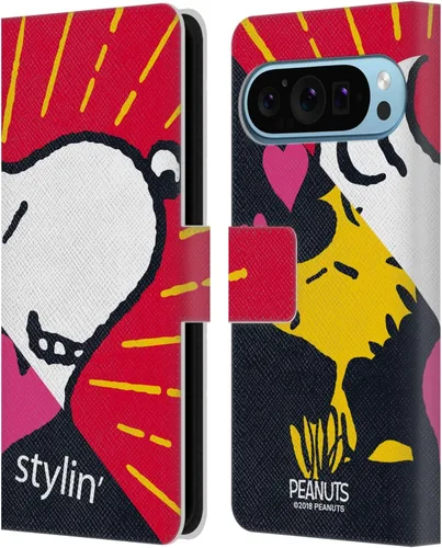 Vista 35 de Head Case Designs Officially Licensed Peanuts Charlie & Woodstock Nap Halfs and Laughs Leather Wallet Case Compatible with Google Pixel 8