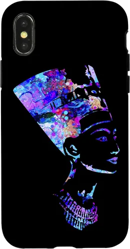 Vista 5 de Funda para iPhone 16 con diseño de reina egipcia Nefertiti