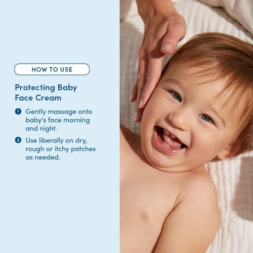 Vista 4 de Evereden Crema facial protectora para bebés (1.7 onzas líquidas): Crema de gel para bebés No.1 - Hidratante facial nutritivo para pieles normales